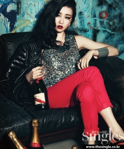 Park Ha Sun для Singles June 2012