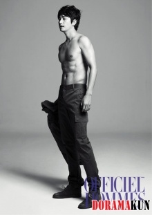 Park Shi Hoo для L’Officiel Hommes January 2012