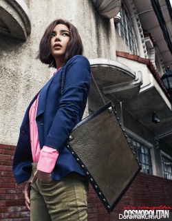 Park Si Yeon для Cosmopolitan February 2013 Extra
