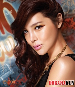Park Si Yeon для Espoir 2012 Ad Campaign