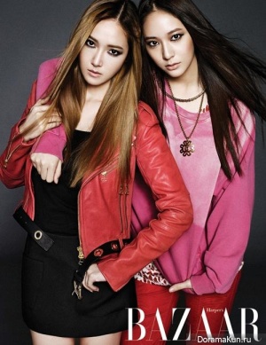 SNSD (Jessica), f(x) (Krystal) для Harper’s Bazaar October 2013