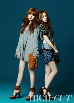 SNSD's Taeyeon, Tiffany для High Cut Vol. 76