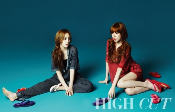 SNSD's Taeyeon, Tiffany для High Cut Vol. 76