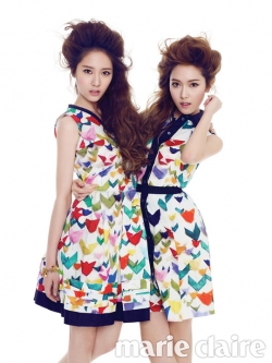 SNSDs Jessica, f(x)s Krystal для Marie Claire Korea Special Edition July 2012