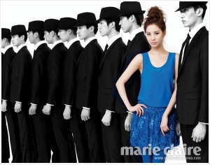 SNSD для Marie Claire May 2011