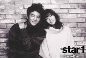 Jung Eunji (A Pink), Seo In Guk для @Star1 2012 Extra