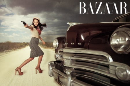 Shin Min Ah для Harper's Bazaar Korea June 2011