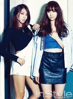 Sistar (Bora, Dasom) для Instyle Korea September 2013