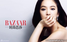 Song Hye Kyo для Harper’s Bazaar China October 2013