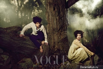 Song Joong Ki, Park Bo Young для Vogue October 2012