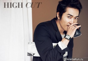 Song Seung Heon для High Cut Vol. 110