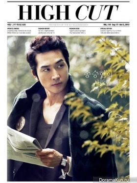 Song Seung Heon для High Cut Vol. 110