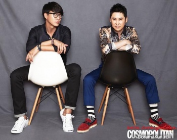 Sung Si Kyung, Shin Dong Yup для Cosmopolitan Korea September 2013