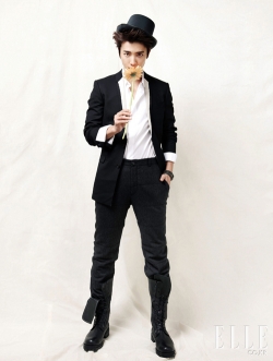 Super Junior's Donghae для Elle Korea January 2011