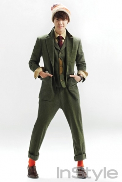 Super Junior's Donghae для InStyle Korea January 2011