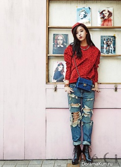 Hyomin (T-ARA) для CeCi October 2013