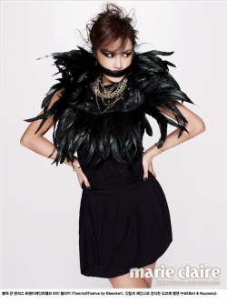 Uhm Jung Hwa для Marie Claire Korea January 2012