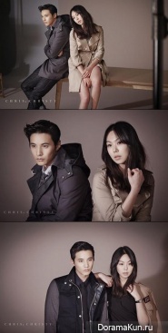 Kim Min Hee, Won Bin для Chris. Christy Spring 2013 Ads