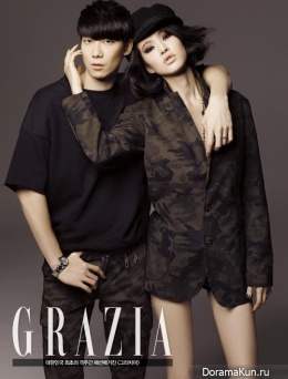 Yoon Han, Yoo Ji Ahn для Grazia February 2014
