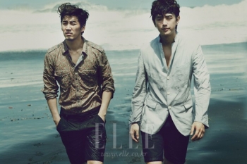 Yoon Kye Sang, Kwon Se In для Elle Korea May 2012