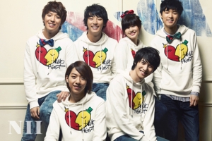 CN Blue, Yoon Si Yoon для NII Fall 2010 Catalogue