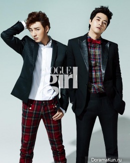 Yoon Si Yoon, Kim Ji Hoon для Vogue Girl February 2013