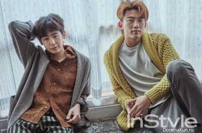 2PM (Nichkhun, Taecyeon) для InStyle February 2016