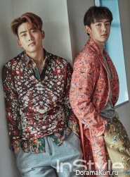 2PM (Nichkhun, Taecyeon) для InStyle February 2016