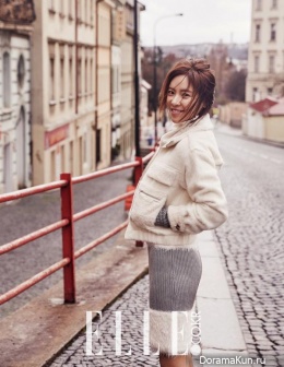 Hwang Jung Eum для Elle January 2016