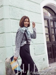 Hwang Jung Eum для Elle January 2016