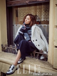 Hwang Jung Eum для Elle January 2016