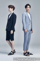 Ahn Jae Hyun, Ji Soo для Chris Christy S/S 2016
