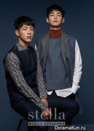 Ji Soo, Lee Won Geun для Stella Magazine 2015