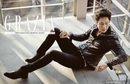 Jung Woo для Grazia January 2016
