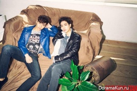 Choi Tae Joon, Kim Shi Hoo для Cosmopolitan April 2016