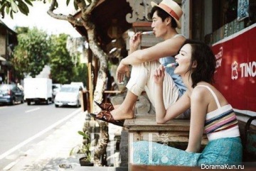Lee Hee Joon, Lee Hye Jung для Elle March 2016