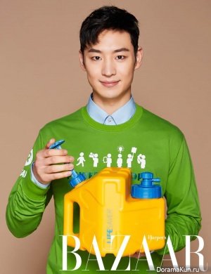 Lee Je Hoon для Harper’s Bazaar February 2016