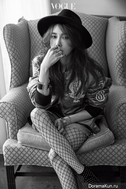 Lee Ji Ah для Vogue February 2016