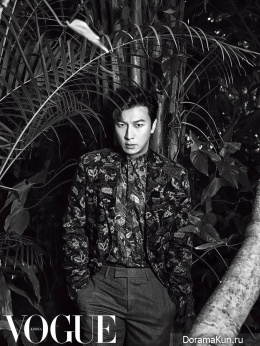 Park Gun Hyung для Vogue Korea January 2016