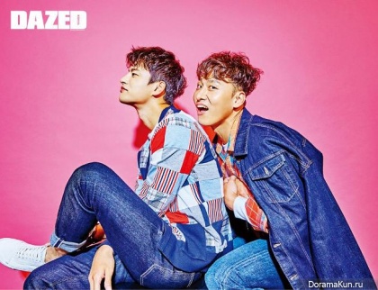 Seo In Guk, Oh Dae Hwan для Dazed October 2016