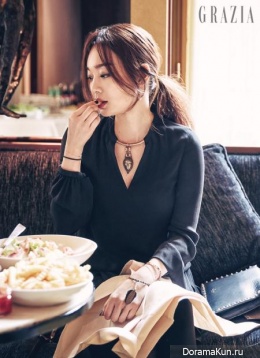 Shin Min Ah для Grazia April 2016