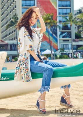 Song Ji Hyo для InStyle July 2016