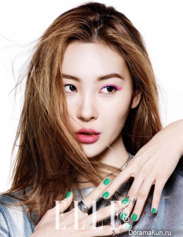 Wonder Girls (Sunmi, Hyerim) для Elle March 2016