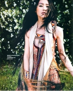 Liu Wen Для ELLE September 2008