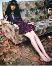 Liu Wen Для ELLE September 2008