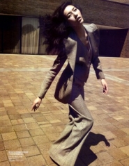 Liu Wen Для Vogue август 2010