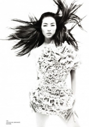 Liu Wen Для Numéro сентябрь 2010