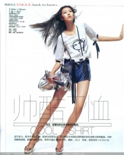 Liu Wen Для VOGUE China July 2007