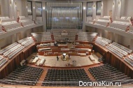 Китай. Большой Национальный театр в Пекине