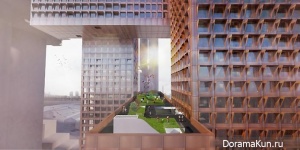 Футуристический небоскреб в Корее